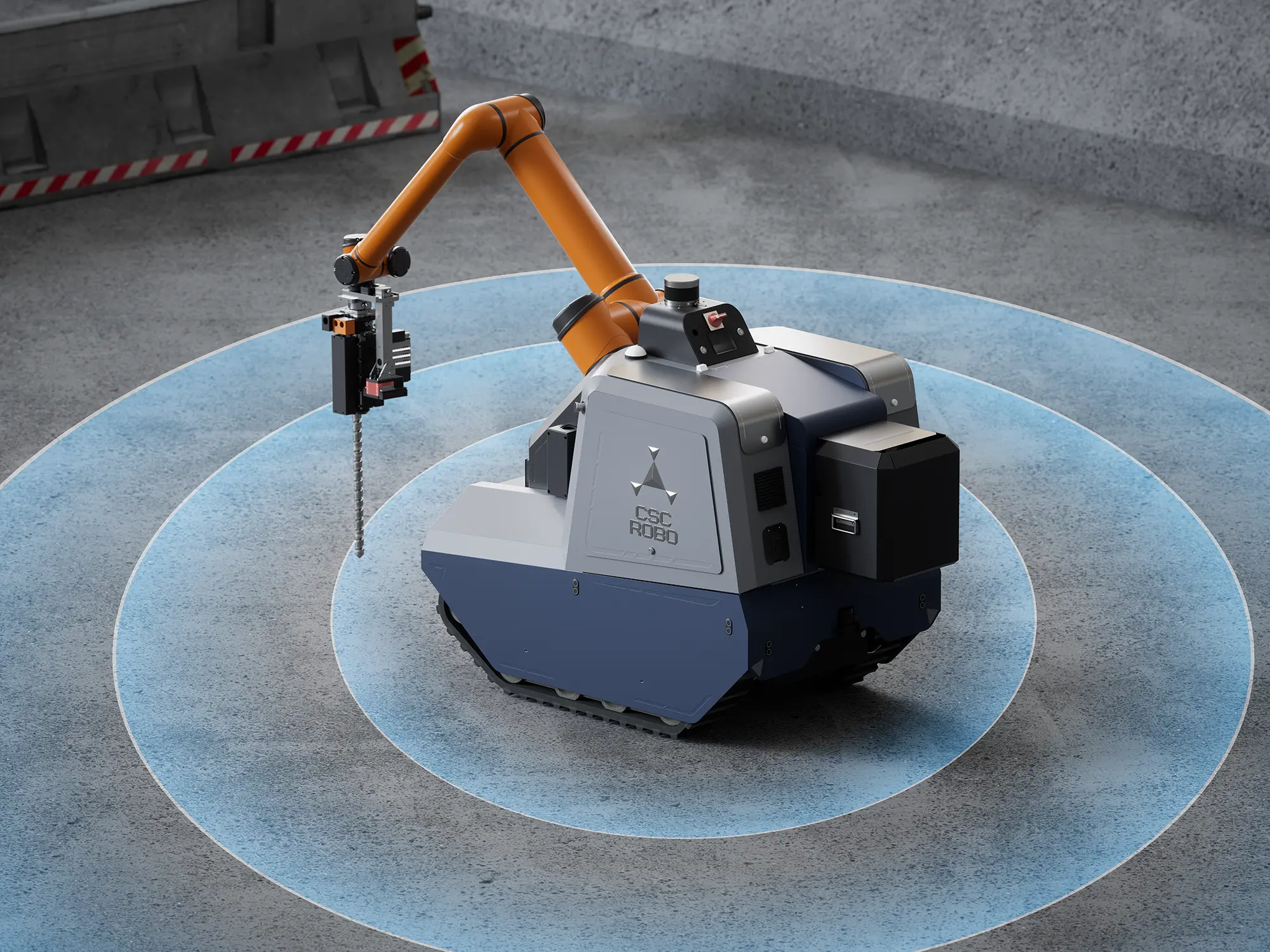 robot de perçage béton chantier génie civile SU-RE